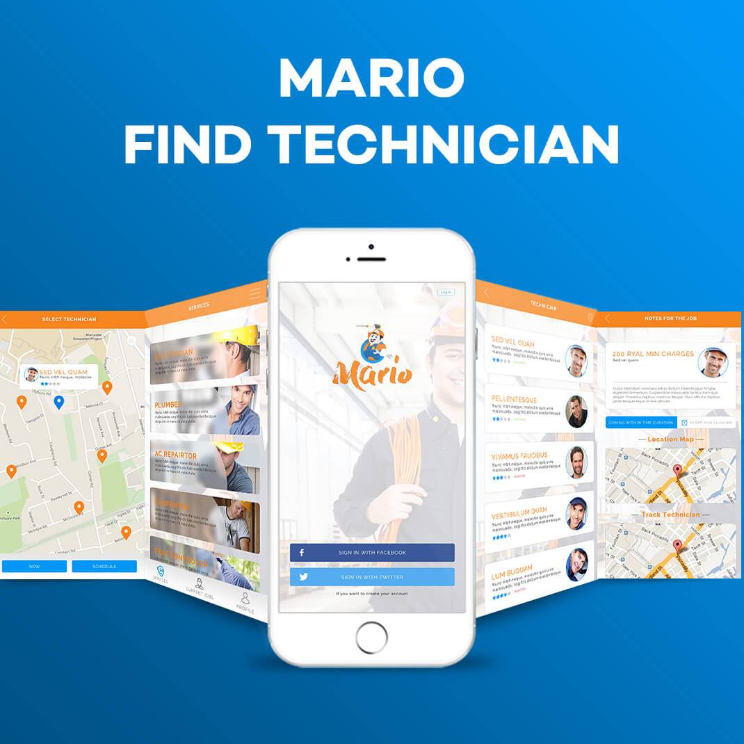 Hire Technician Android App